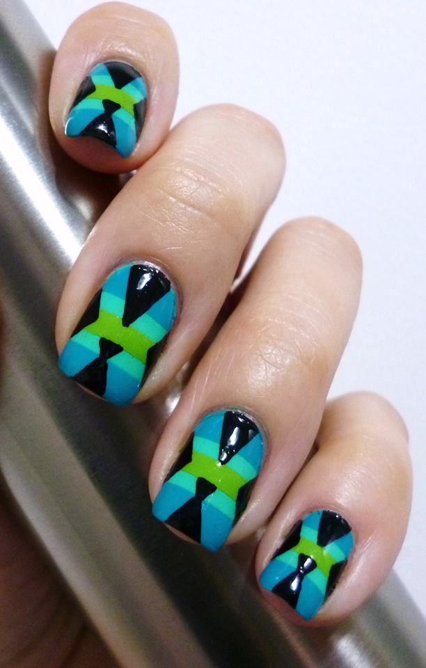 84 Cute & Colorful Tribal Nail Art Designs For Summer 2017 - Blurmark