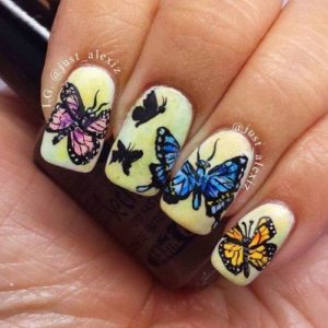74 Awesome Butterfly Nail Art Ideas That You Will Love