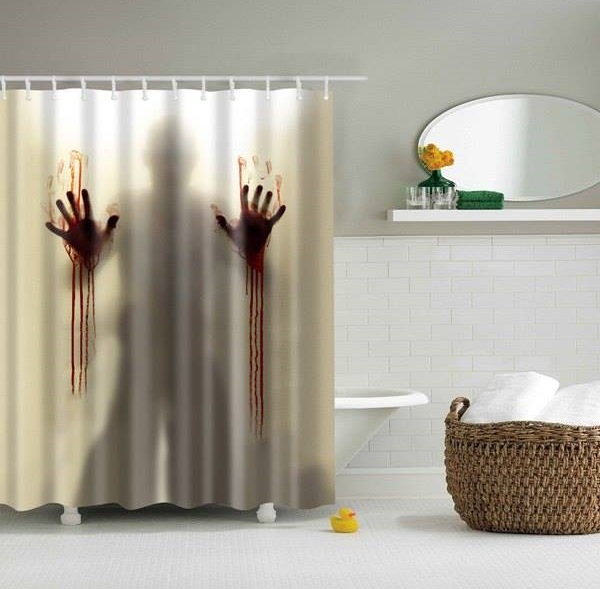 Creepy Shower Curtain