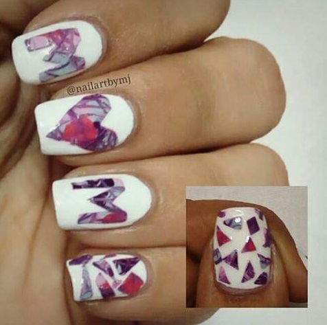 Dry Marble Mother's Day Nails