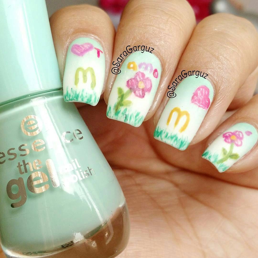 Easy Mother's Day Nails