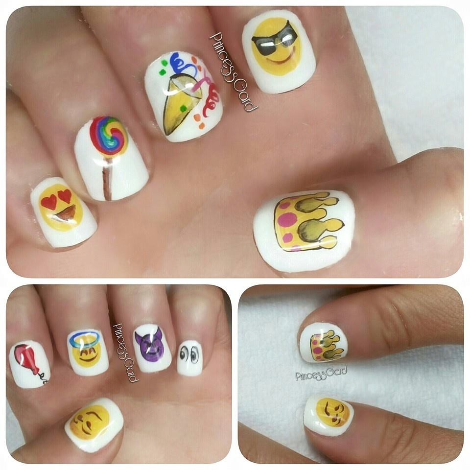 Gorgeous Emoji Nails