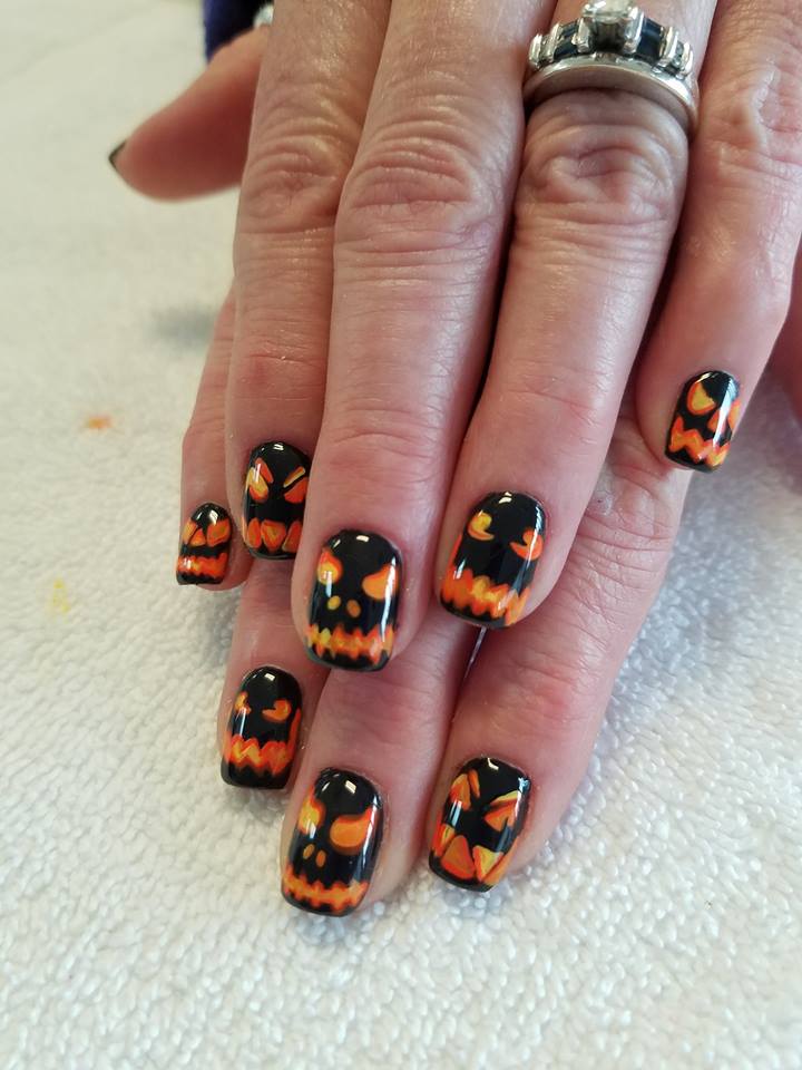 Halloween Nail Art Idea