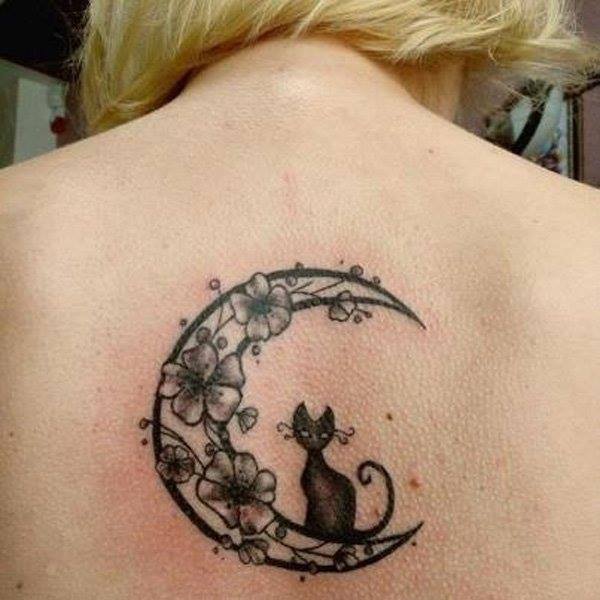Moon With Cat