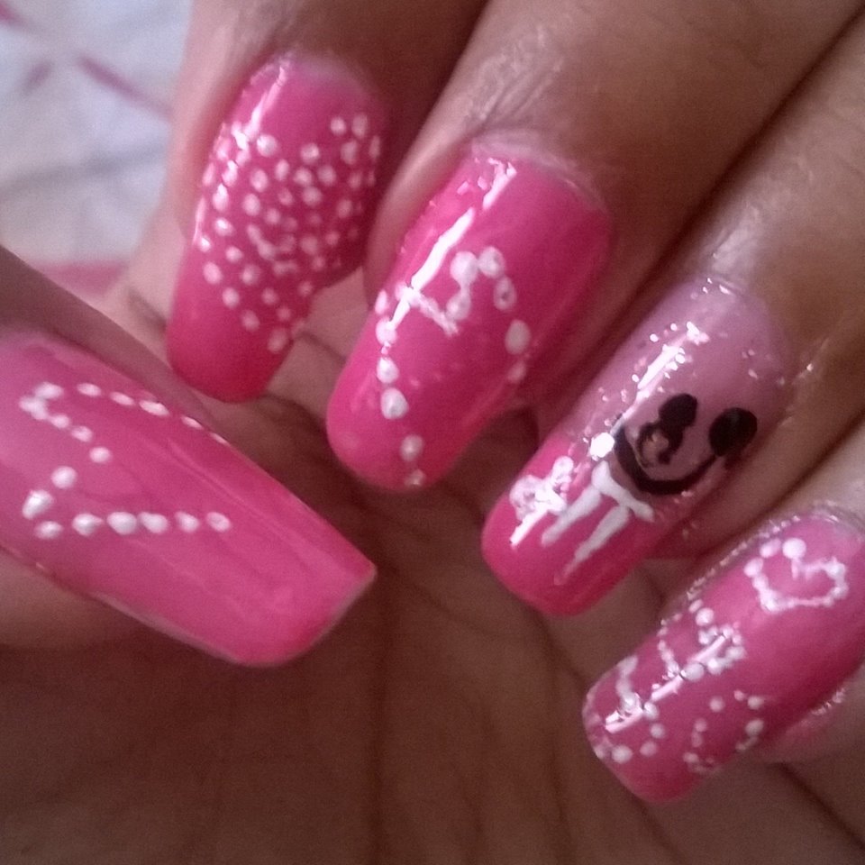 Pink Mother's Day Nails