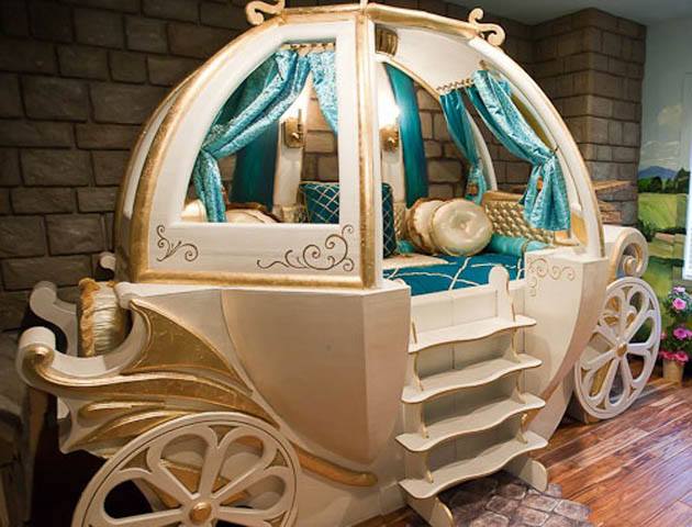 Princess Carriages Kids Bed