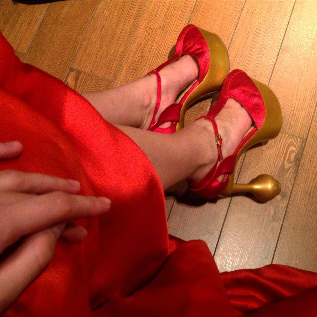 Red Tread Meon heels