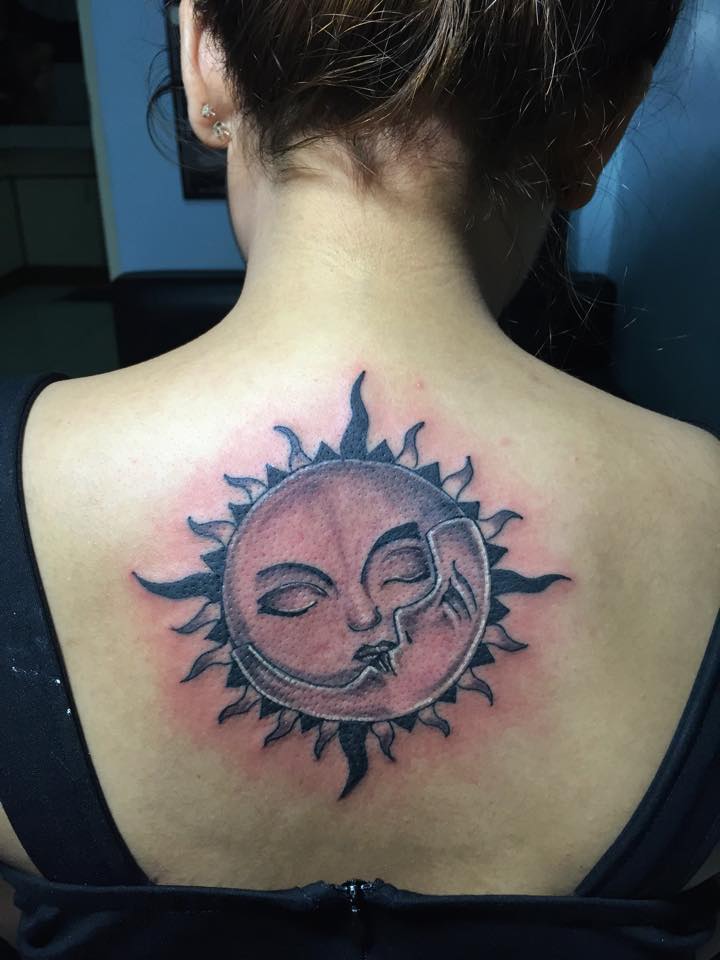 Sun And Moon Tattoo Design Ideas