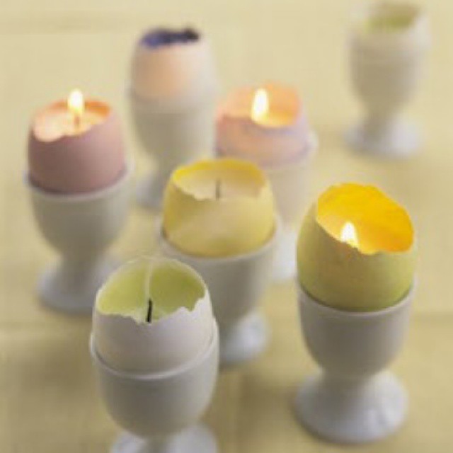 Unique Easter Broken Egg Candles