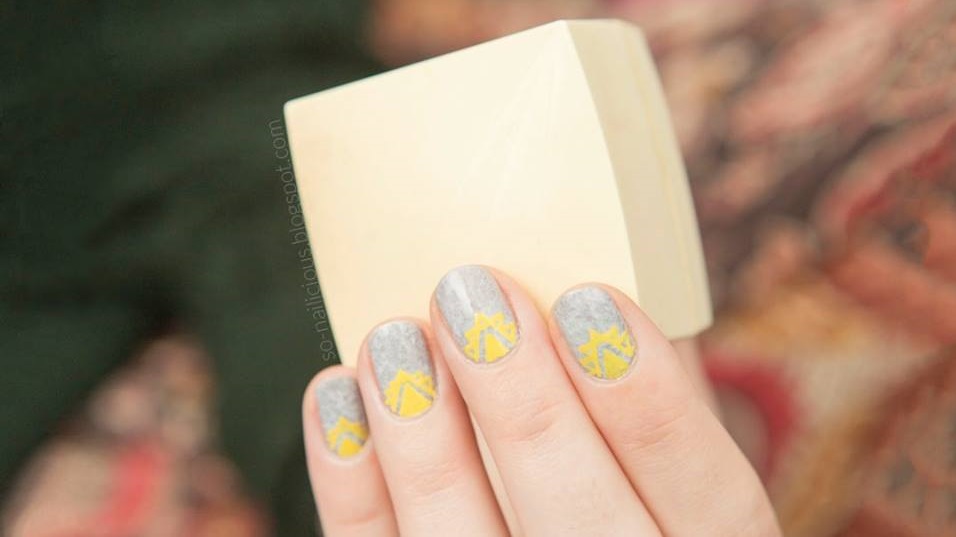 Yellow With Grey