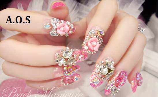 Amazing Pink Nails