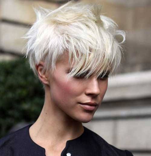 Awesome Blond Pixie Haircut