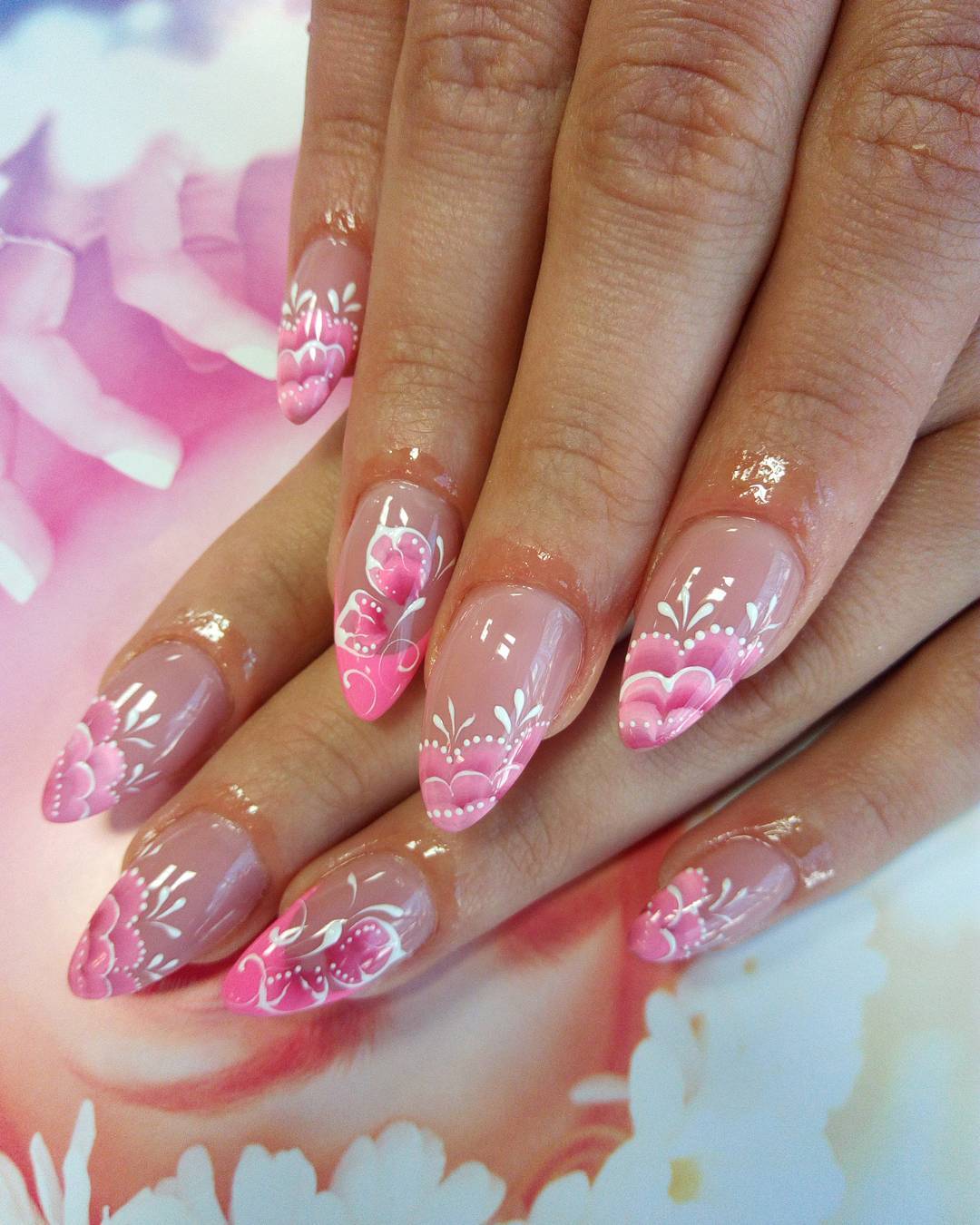 Awesome Pink Nails