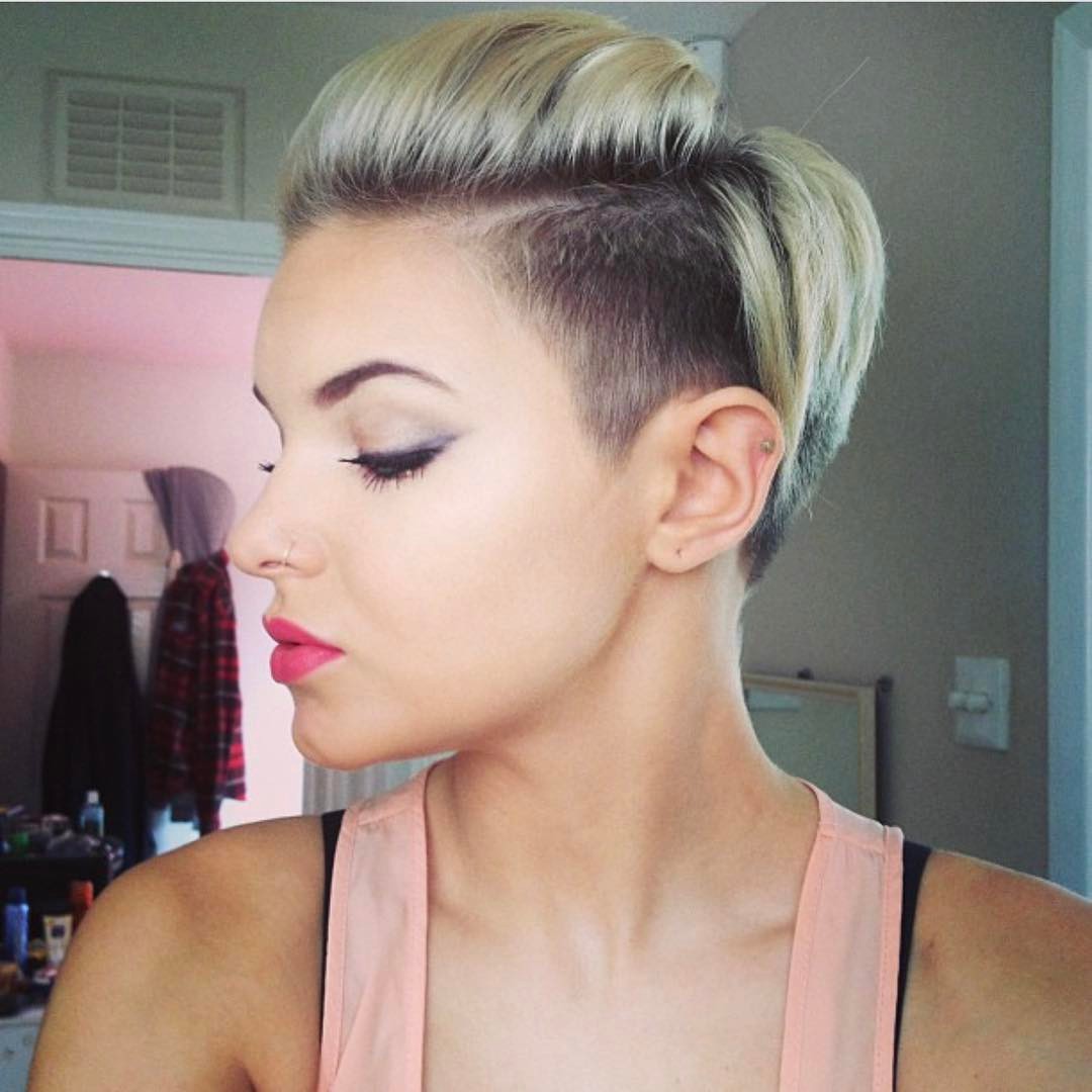 Blonde Pixie Style Hairs