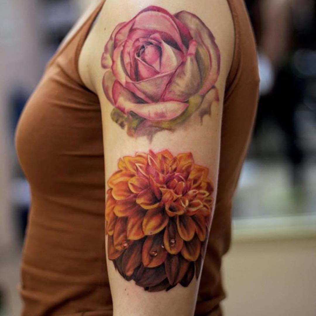 Dynamic Tattoo On Arm