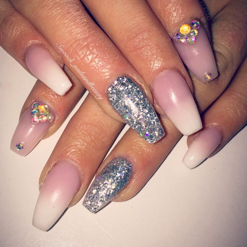 French Ombre& Glitter