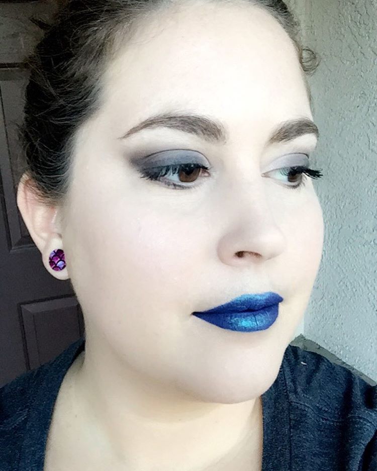 Glossy Blue Lips