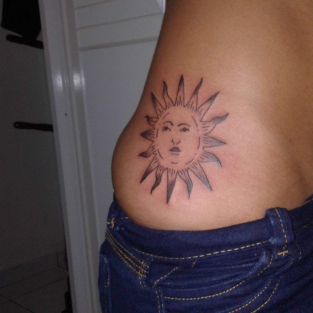 Inspirational Sun Tattoo