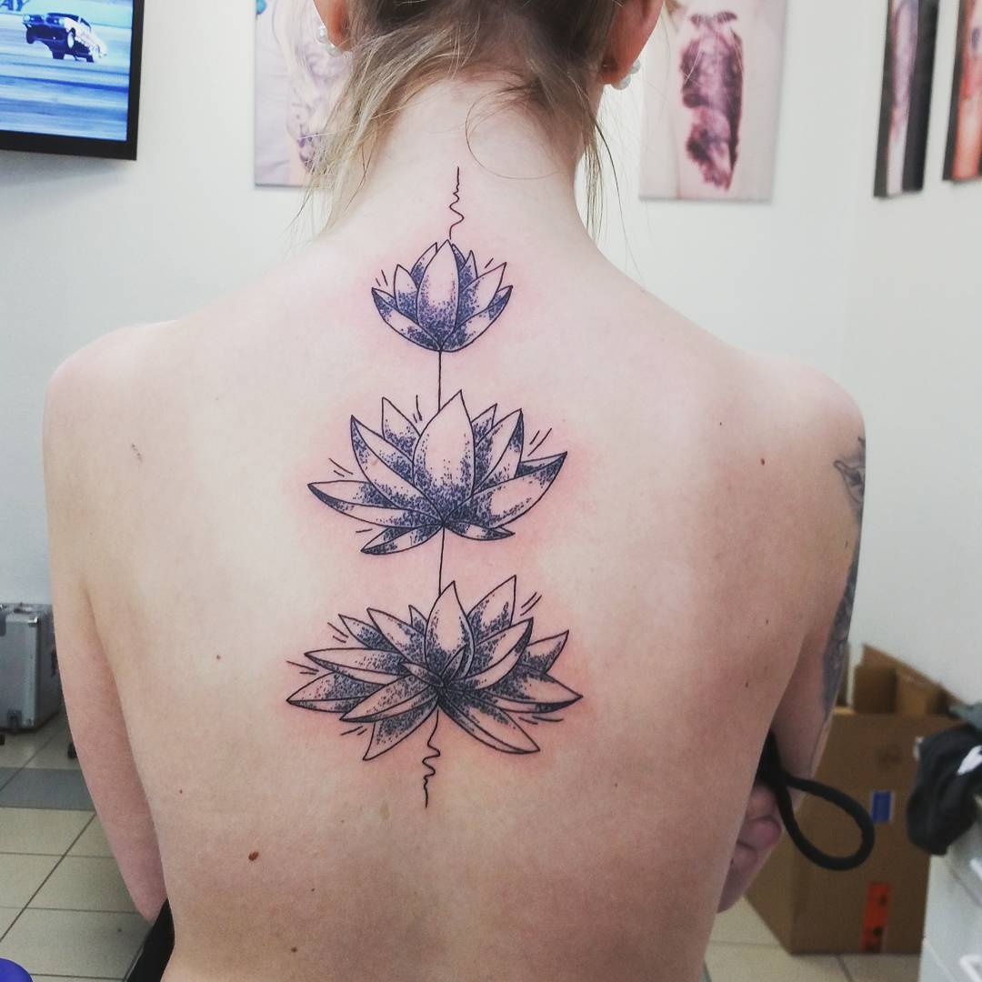 Lotus On Back