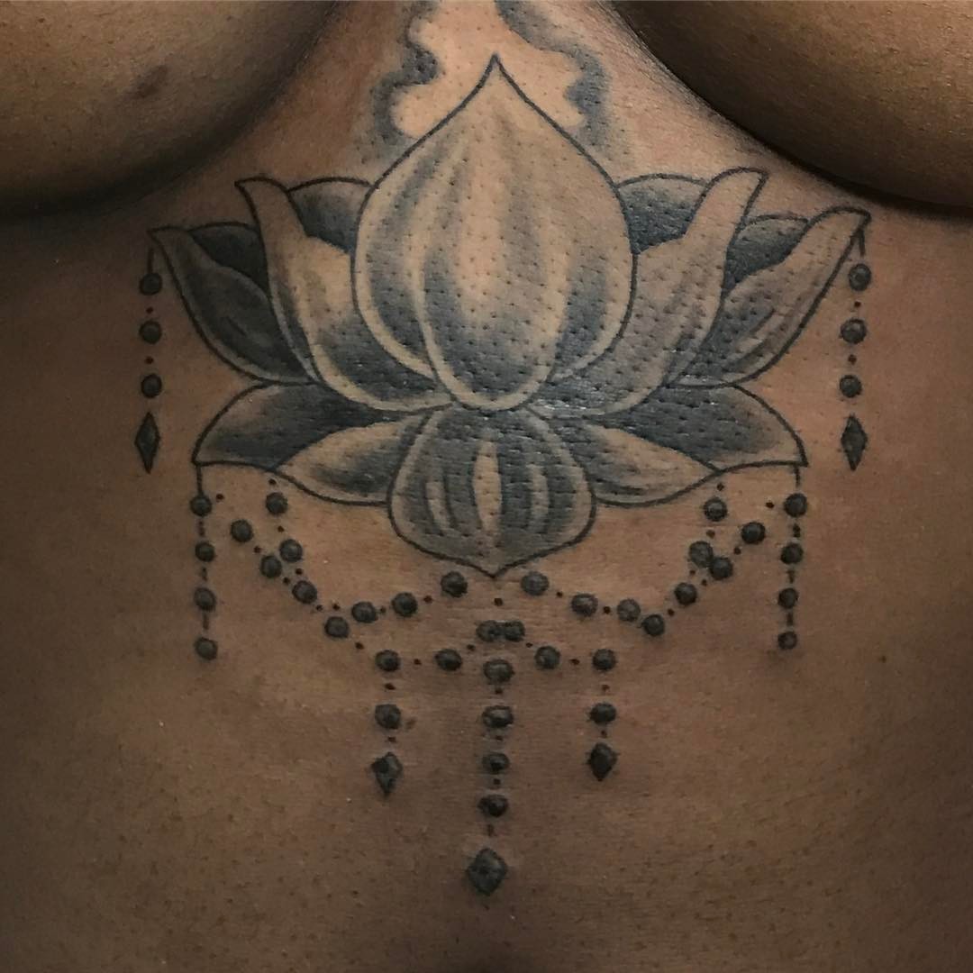 Lotus Under Boobs