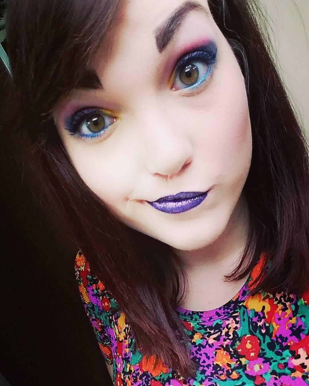 Lovely Purple Lips