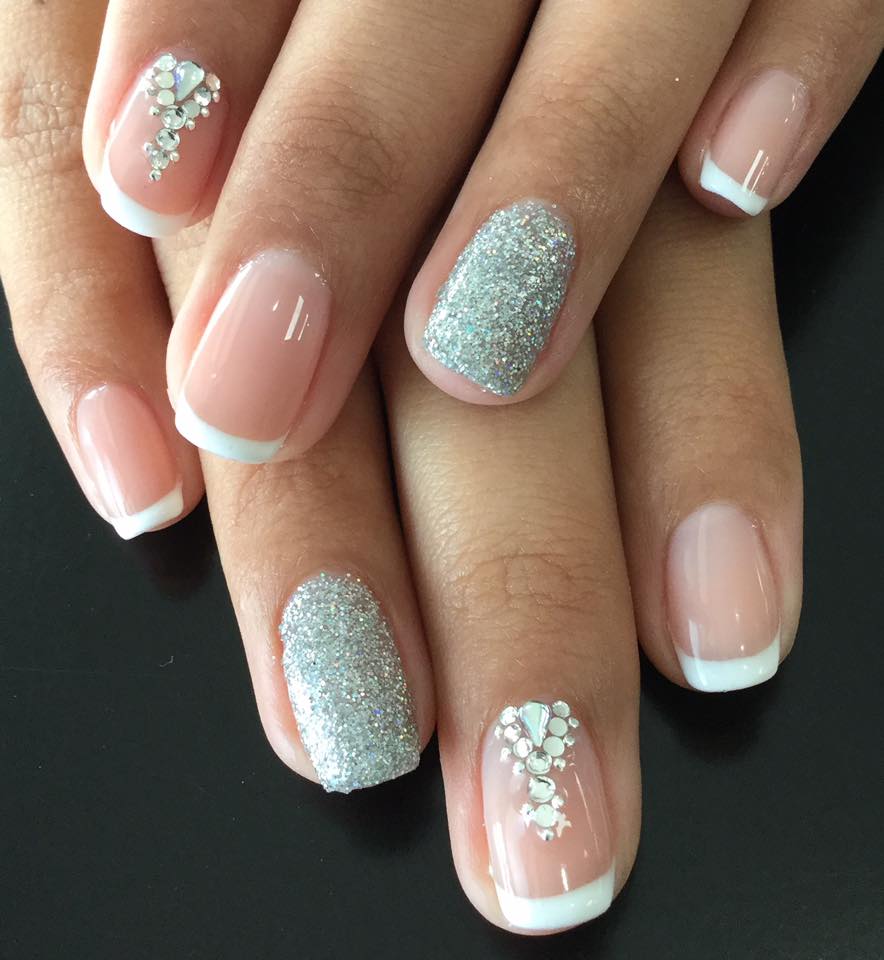 Nails With Silver Glitter
