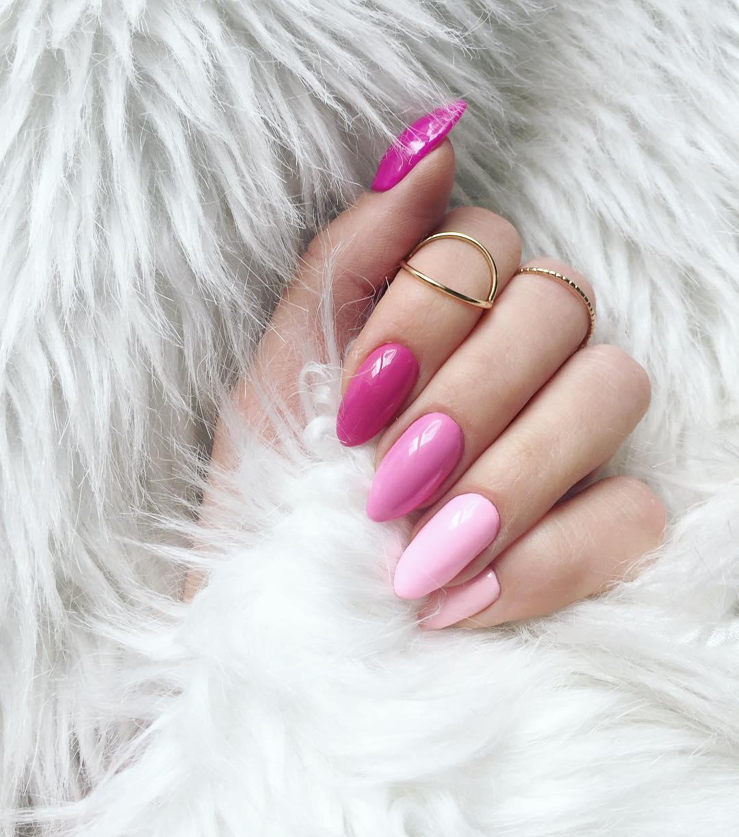 Pink Candy Nails