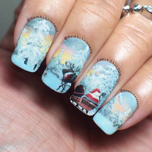 Santa On Nails