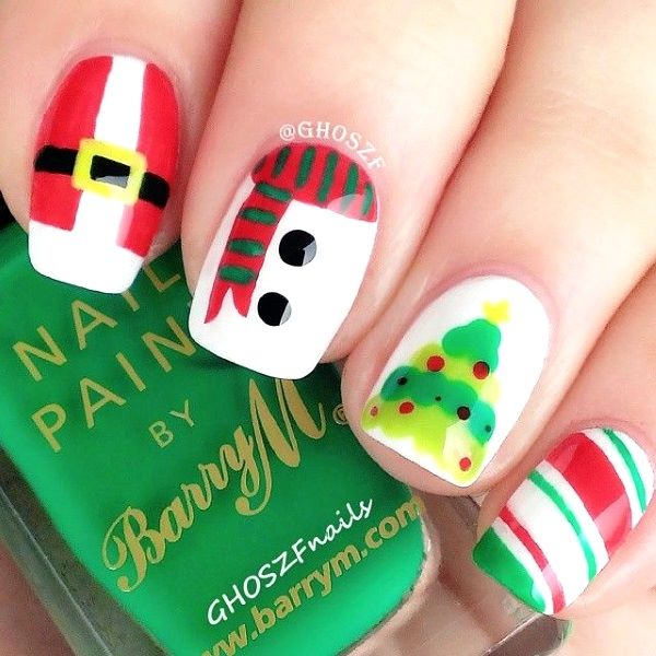 Santa'a Accossory On Nails