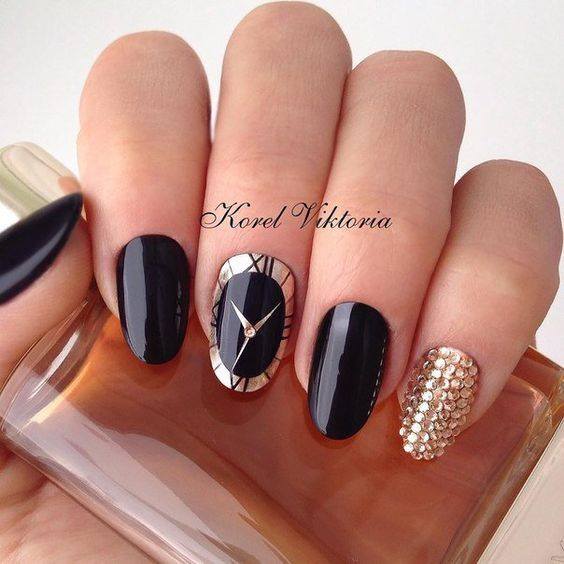 Stunning Black Nails