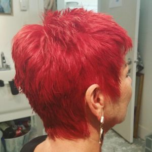 Textured short Sassy Red Hairs