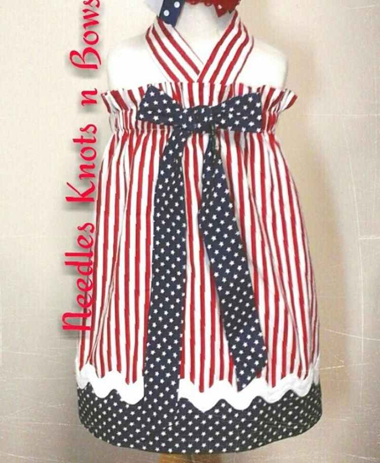 4th July Halter Dress