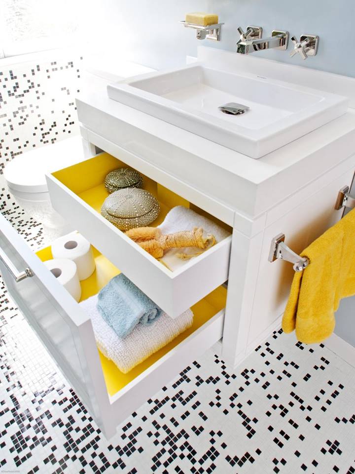 Amazing Bath Storage Idea