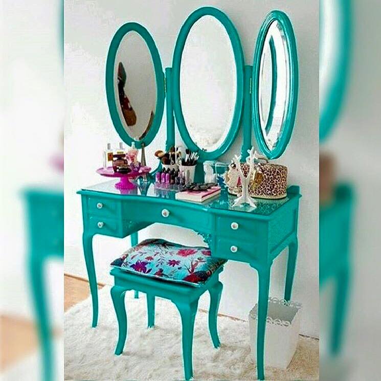 Aqua Vanity Idea