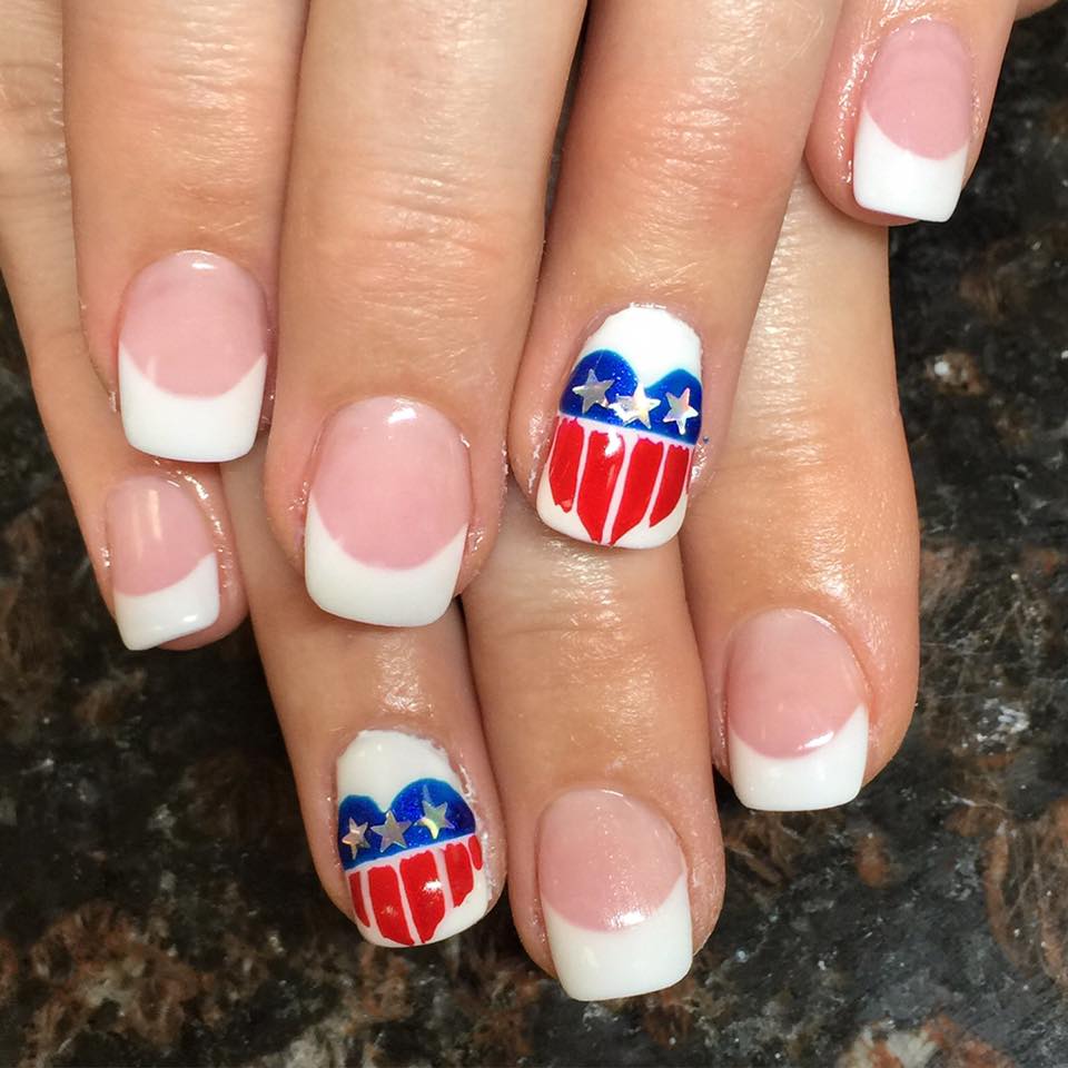 Awesome Patriotic Nails