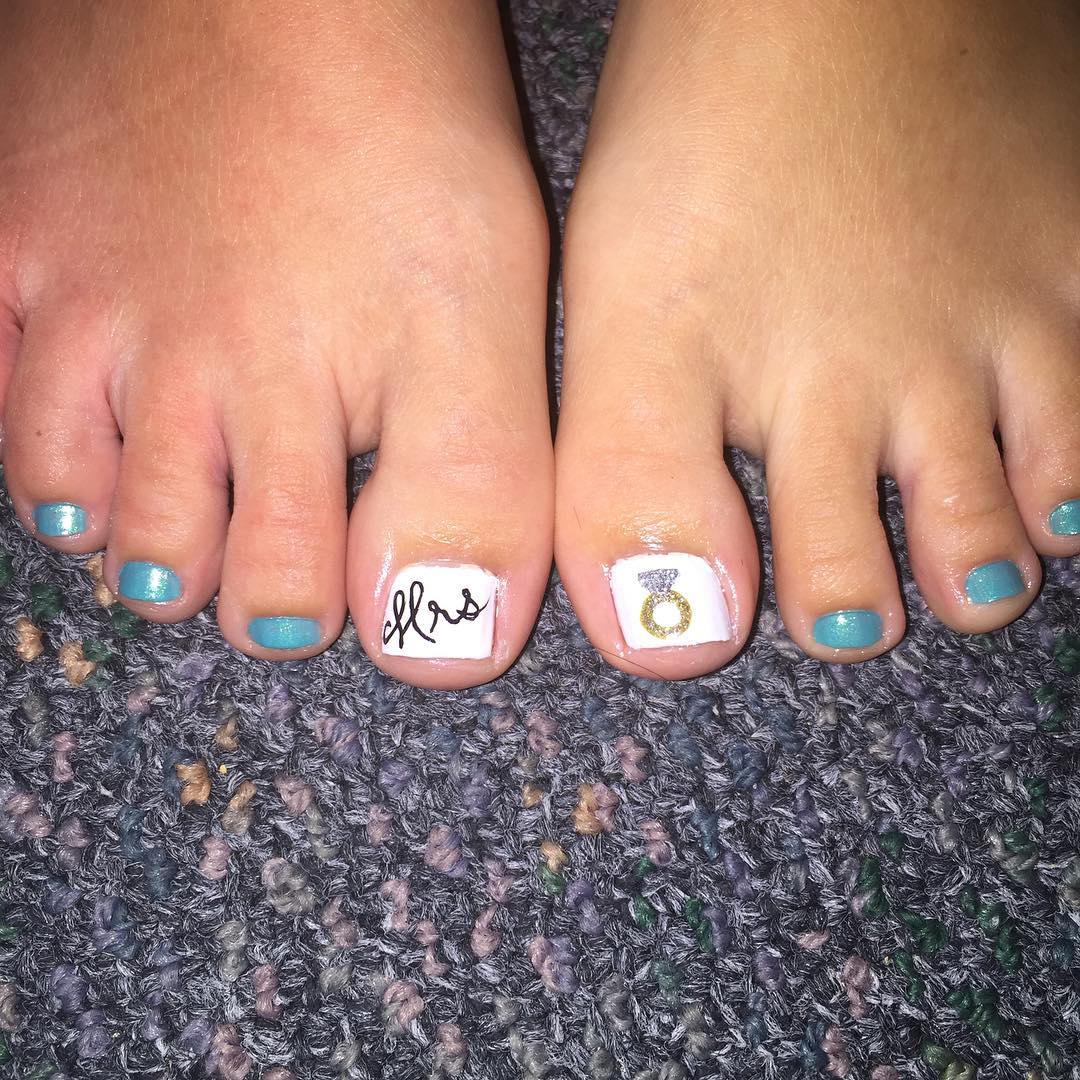 Awesome Wedding Toes