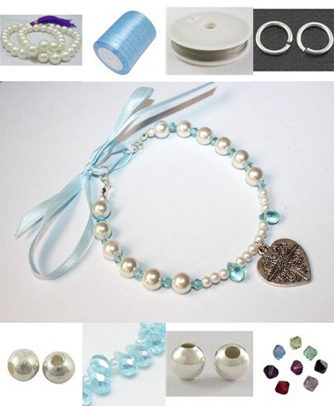Beautiful DIY Pearl & Ribbon Necklace