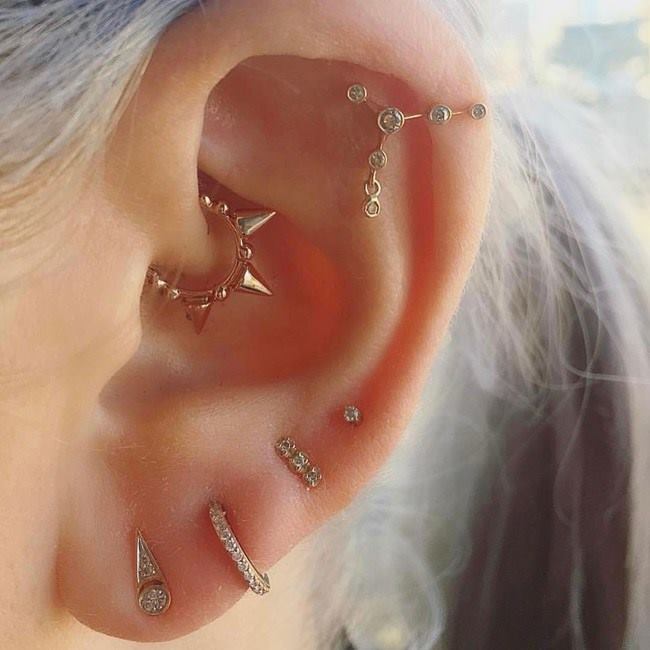 Beautiful Ear Piercing Idea