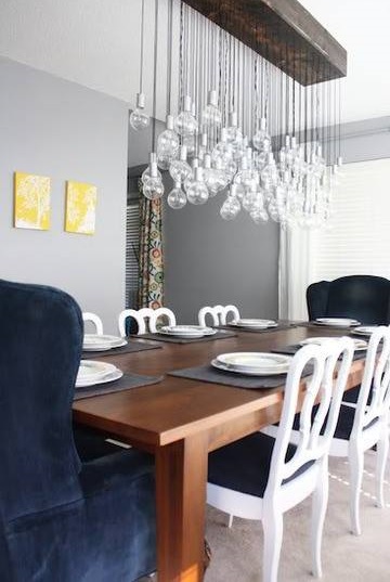 Beautiful Lighting For Dining Area