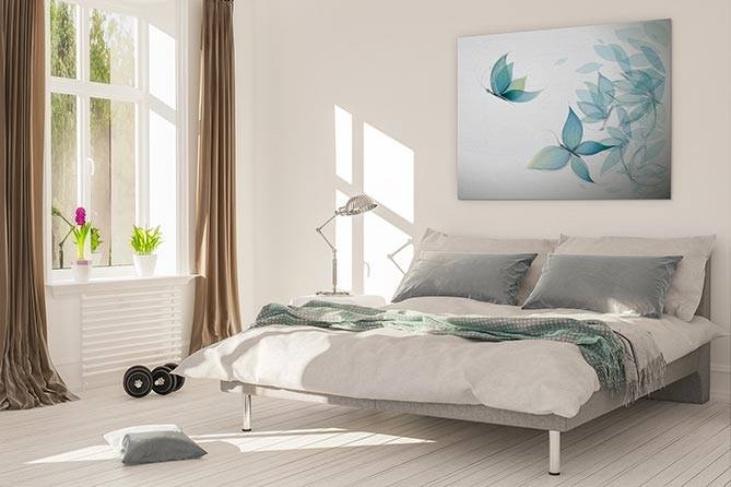 Butterfly Effect Wall Painting Perfect For Elegant Bedroom