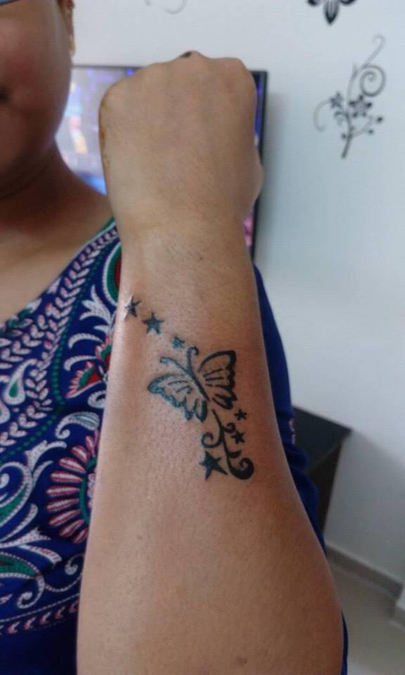 Butterfly With Stars