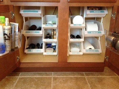 Clever Bathroom Storage Idea