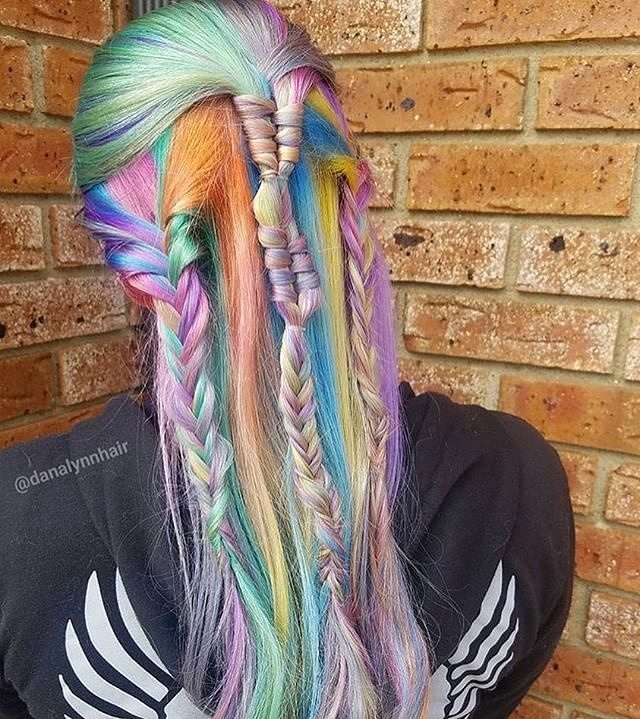 Colored Beautiful Braids