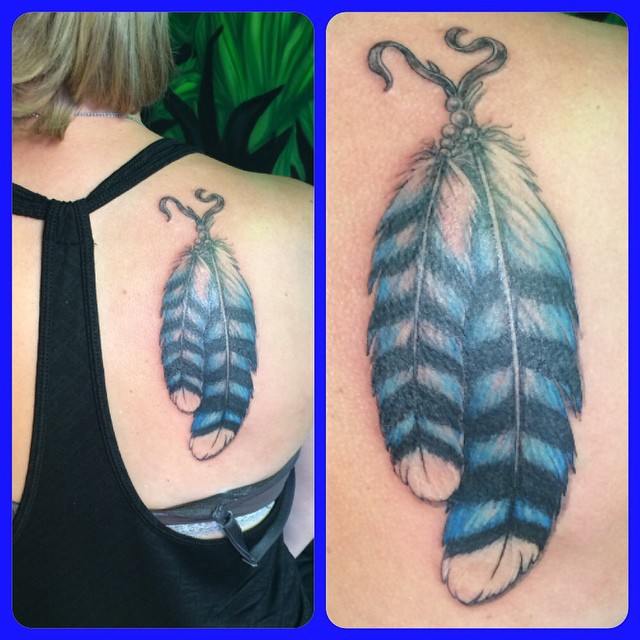 Couple Feather Tattoo