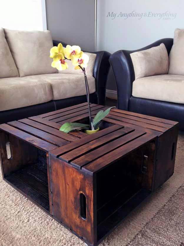 Crate Used As A Table