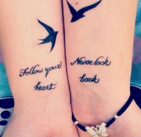 Cute Quote With Bird On Wrist