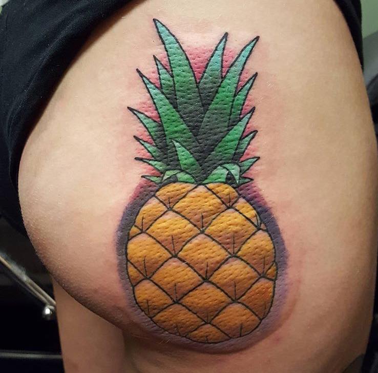 Best Pineapple Tattoo Ideas.