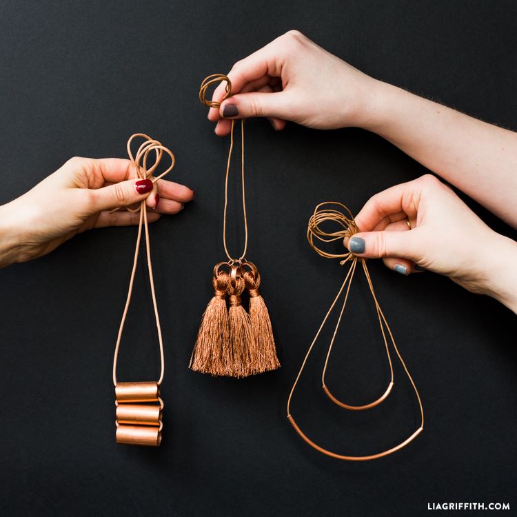DIY Copper Wire Necklace Design