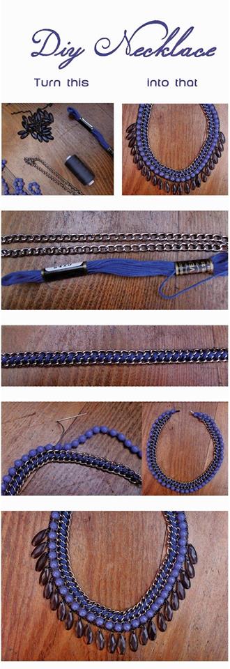 DIY Homemade Stuff Necklace