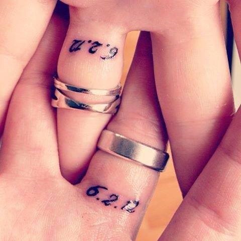 Date Tattoo On Finger